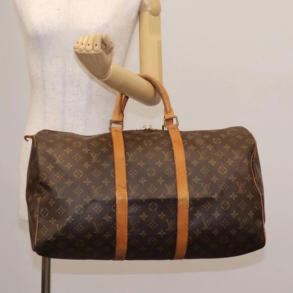 LOUIS VUITTON Monogram Keepall 50 Boston Bag - Picture 1 of 16